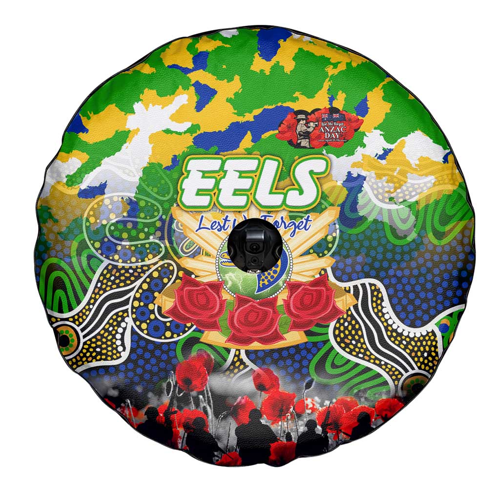 Eels ANZAC Day Spare Tire Cover Australian Army - Lest We Forget