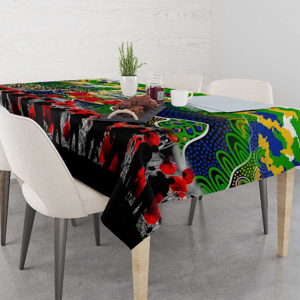 Eels ANZAC Day Tablecloth Australian Army - Lest We Forget