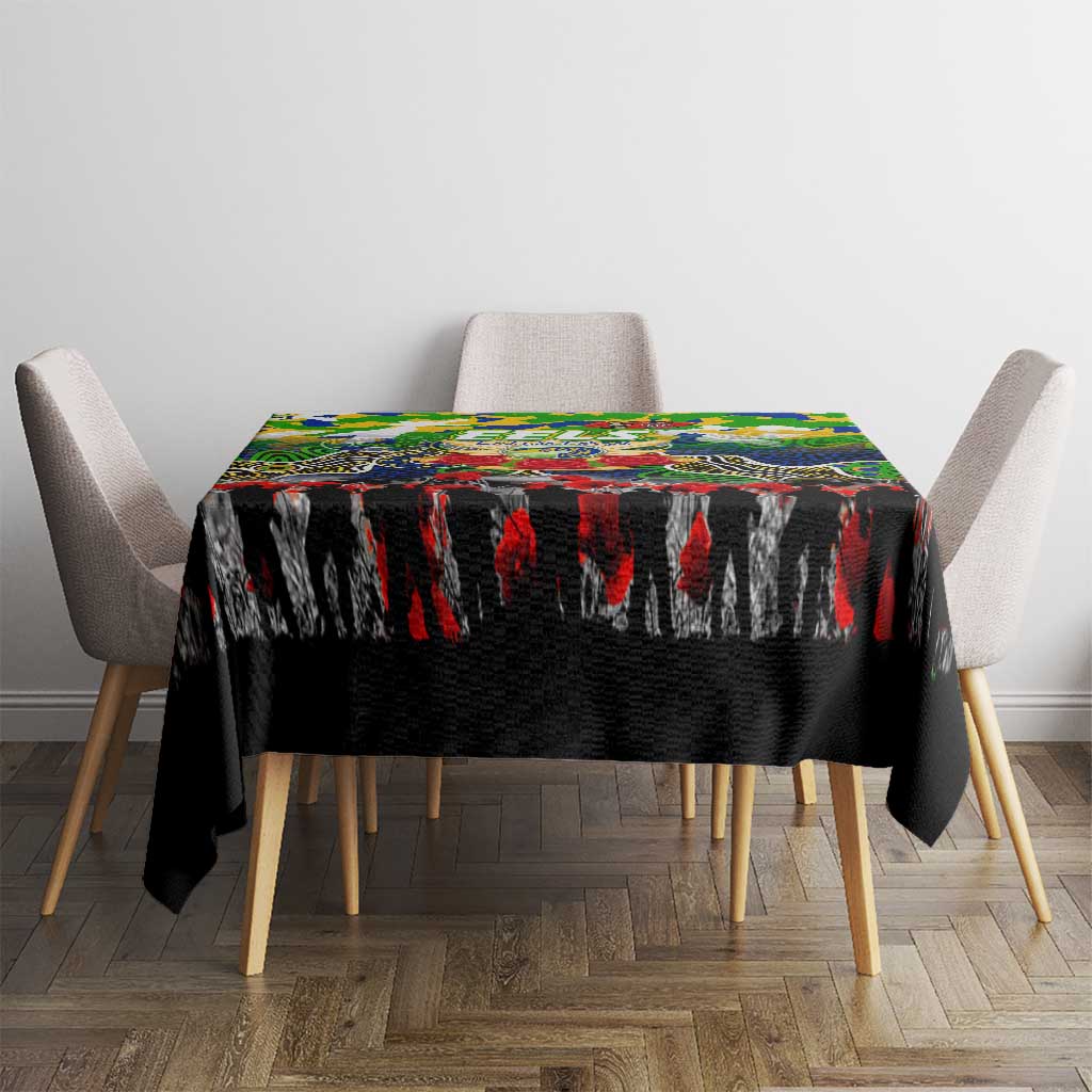 Eels ANZAC Day Tablecloth Australian Army - Lest We Forget