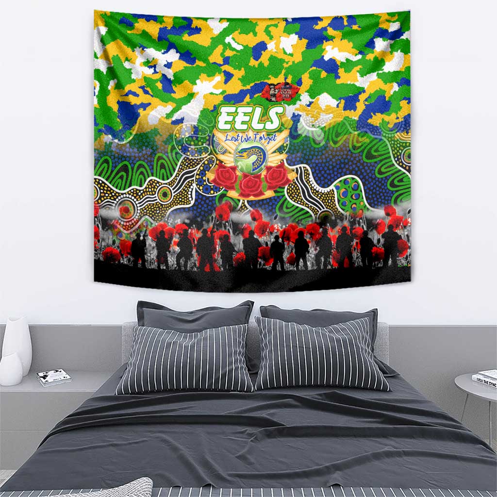 Eels ANZAC Day Tapestry Australian Army - Lest We Forget
