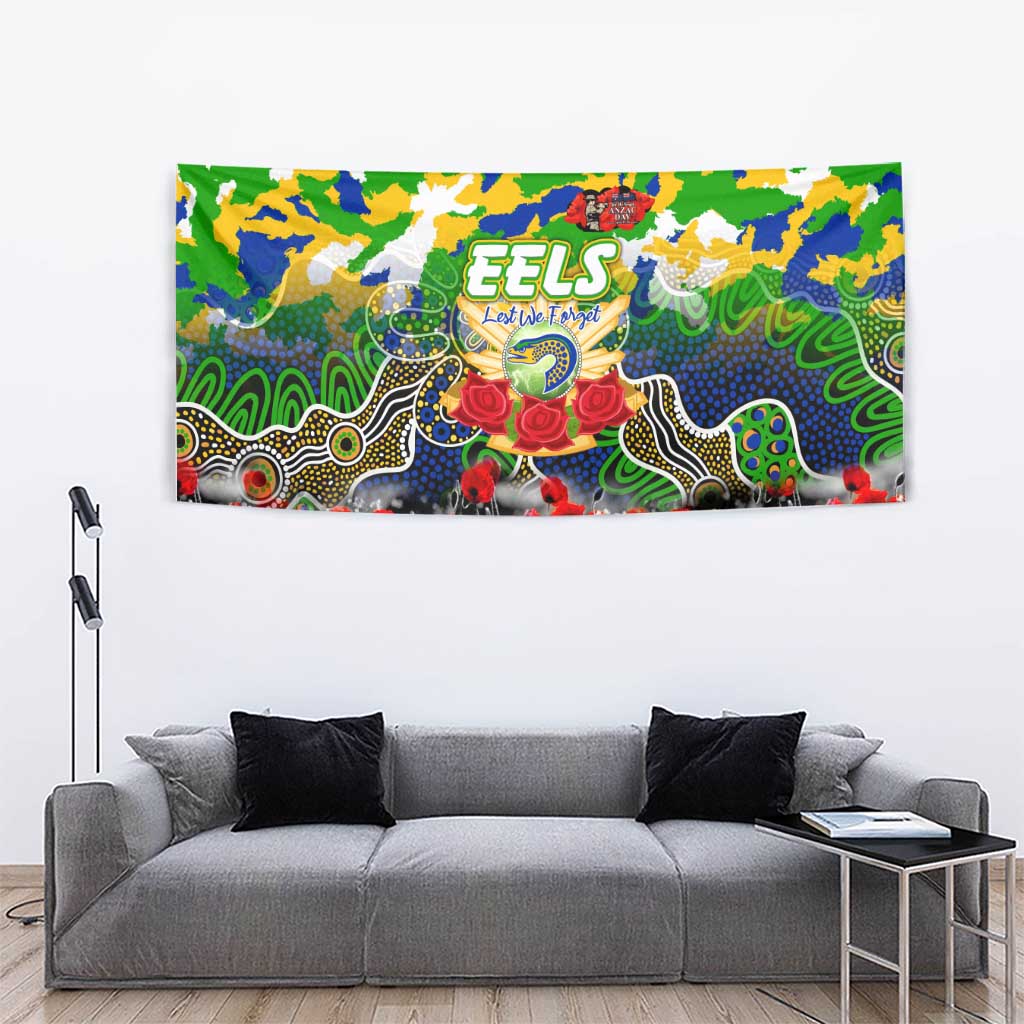 Eels ANZAC Day Tapestry Australian Army - Lest We Forget