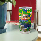 Personalized Eels ANZAC Day Tumbler Cup Australian Army - Lest We Forget