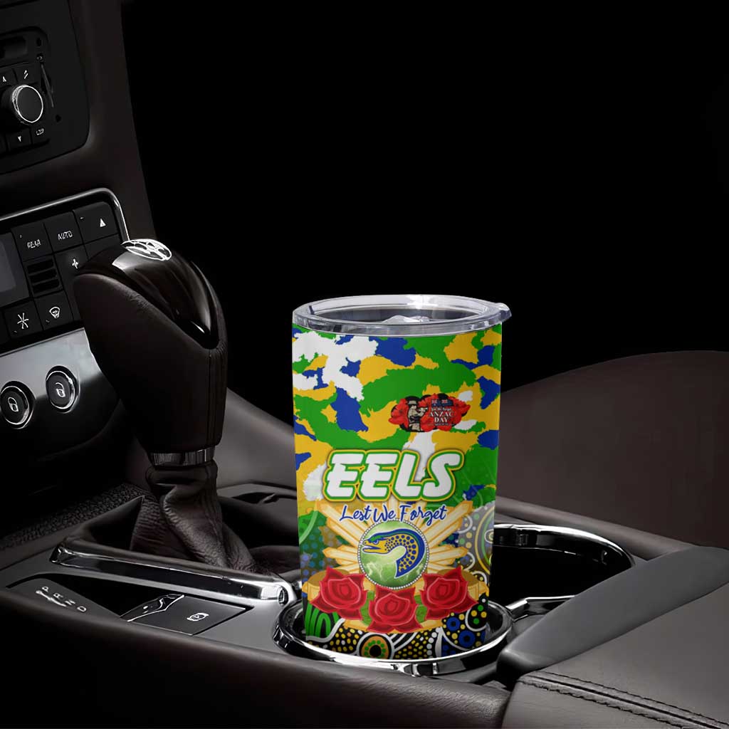 Personalized Eels ANZAC Day Tumbler Cup Australian Army - Lest We Forget