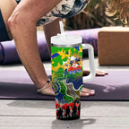 Personalized Eels ANZAC Day Tumbler With Handle Australian Army - Lest We Forget