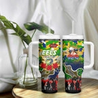 Personalized Eels ANZAC Day Tumbler With Handle Australian Army - Lest We Forget