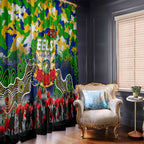 Eels ANZAC Day Window Curtain Australian Army - Lest We Forget