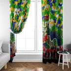 Eels ANZAC Day Window Curtain Australian Army - Lest We Forget