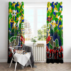 Eels ANZAC Day Window Curtain Australian Army - Lest We Forget