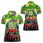 Personalized Eels ANZAC Day Women Polo Shirt Australian Army - Lest We Forget