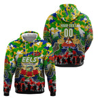 Personalized Eels ANZAC Day Zip Hoodie Australian Army - Lest We Forget