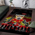 Panthers ANZAC Day Area Rug Australian Army - Lest We Forget