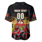 Personalized Panthers ANZAC Day Baseball Jersey Australian Army - Lest We Forget