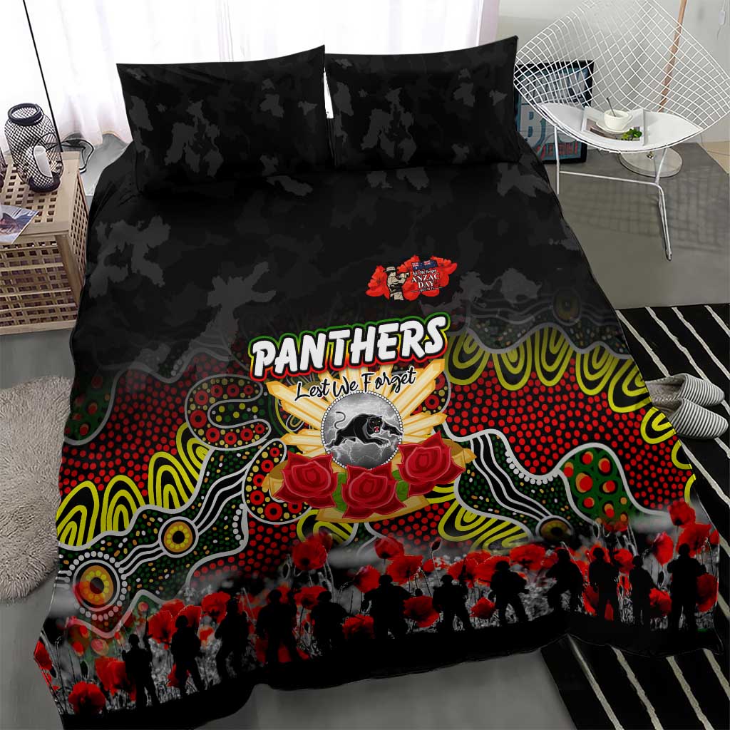 Panthers ANZAC Day Bedding Set Australian Army - Lest We Forget