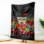 Panthers ANZAC Day Blanket Australian Army - Lest We Forget