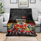 Panthers ANZAC Day Blanket Australian Army - Lest We Forget