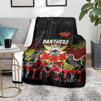 Panthers ANZAC Day Blanket Australian Army - Lest We Forget
