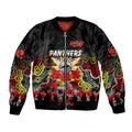 Personalized Panthers ANZAC Day Bomber Jacket Australian Army - Lest We Forget