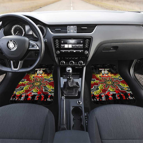 Panthers ANZAC Day Car Mats Australian Army - Lest We Forget