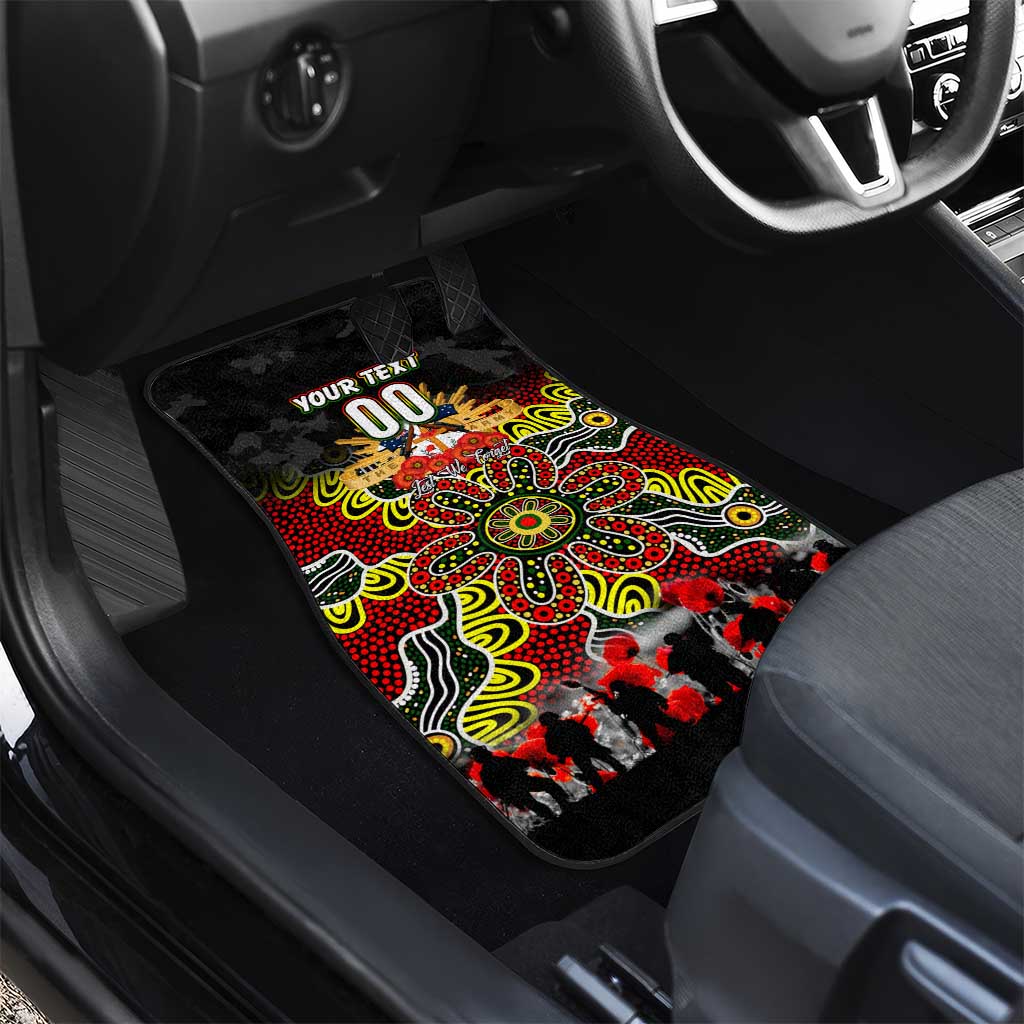 Panthers ANZAC Day Car Mats Australian Army - Lest We Forget