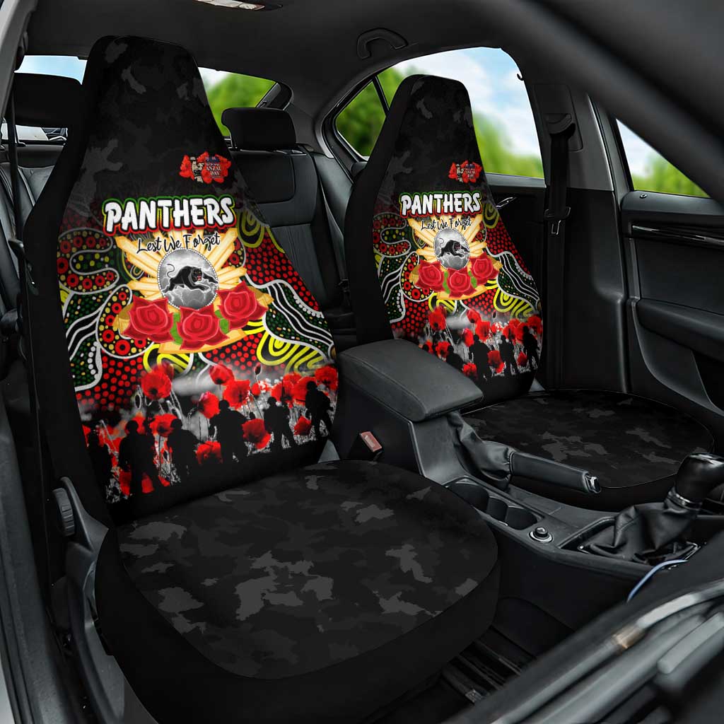 Panthers ANZAC Day Car Seat Cover Australian Army - Lest We Forget