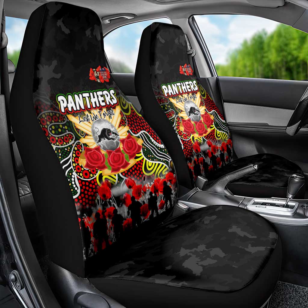 Panthers ANZAC Day Car Seat Cover Australian Army - Lest We Forget