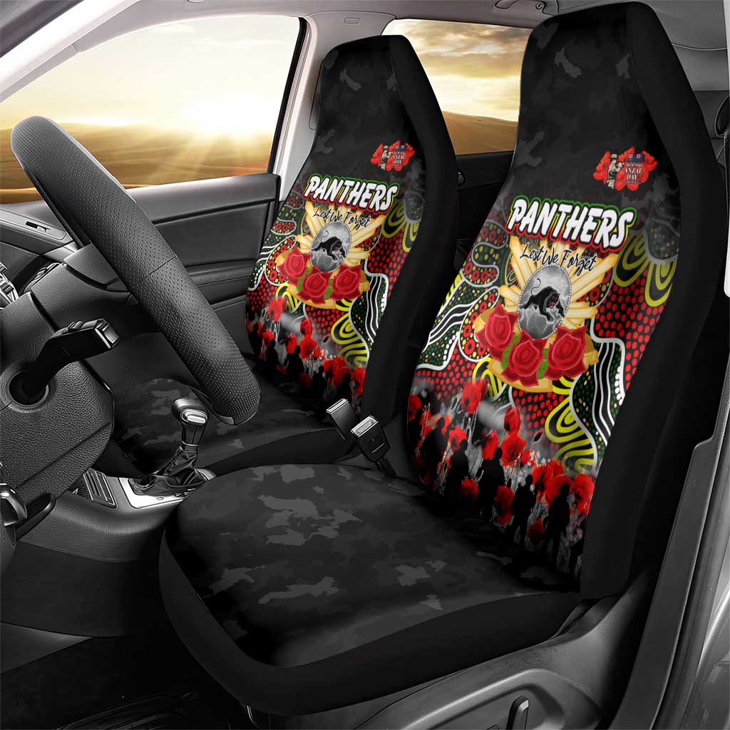 Panthers ANZAC Day Car Seat Cover Australian Army - Lest We Forget