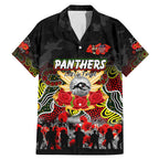 Personalized Panthers ANZAC Day Family Matching Mermaid Dress and Hawaiian Shirt Australian Army - Lest We Forget