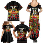 Personalized Panthers ANZAC Day Family Matching Summer Maxi Dress and Hawaiian Shirt Australian Army - Lest We Forget
