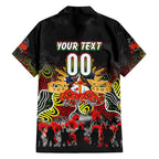 Personalized Panthers ANZAC Day Family Matching Tank Maxi Dress and Hawaiian Shirt Australian Army - Lest We Forget