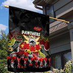 Panthers ANZAC Day Garden Flag Australian Army - Lest We Forget