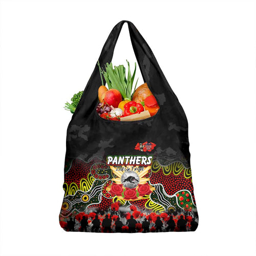 Panthers ANZAC Day Grocery Bag Australian Army - Lest We Forget