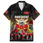 Personalized Panthers ANZAC Day Hawaiian Shirt Australian Army - Lest We Forget