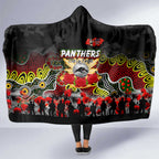 Panthers ANZAC Day Hooded Blanket Australian Army - Lest We Forget