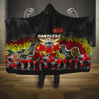 Panthers ANZAC Day Hooded Blanket Australian Army - Lest We Forget