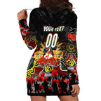 Personalized Panthers ANZAC Day Hoodie Dress Australian Army - Lest We Forget