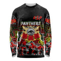 Personalized Panthers ANZAC Day Long Sleeve Shirt Australian Army - Lest We Forget