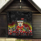 Panthers ANZAC Day Quilt Australian Army - Lest We Forget