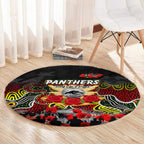 Panthers ANZAC Day Round Carpet Australian Army - Lest We Forget