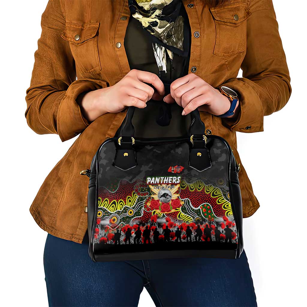 Panthers ANZAC Day Shoulder Handbag Australian Army - Lest We Forget