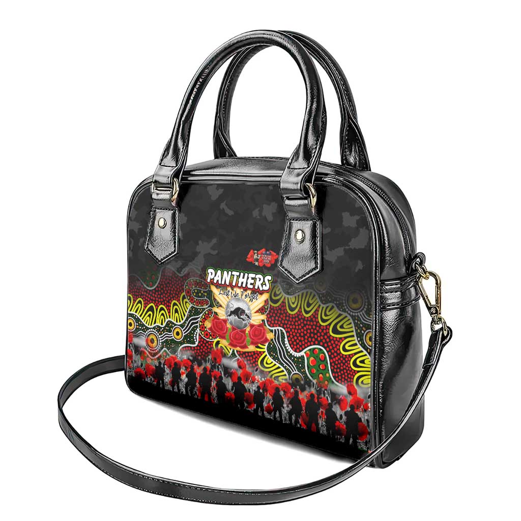 Panthers ANZAC Day Shoulder Handbag Australian Army - Lest We Forget