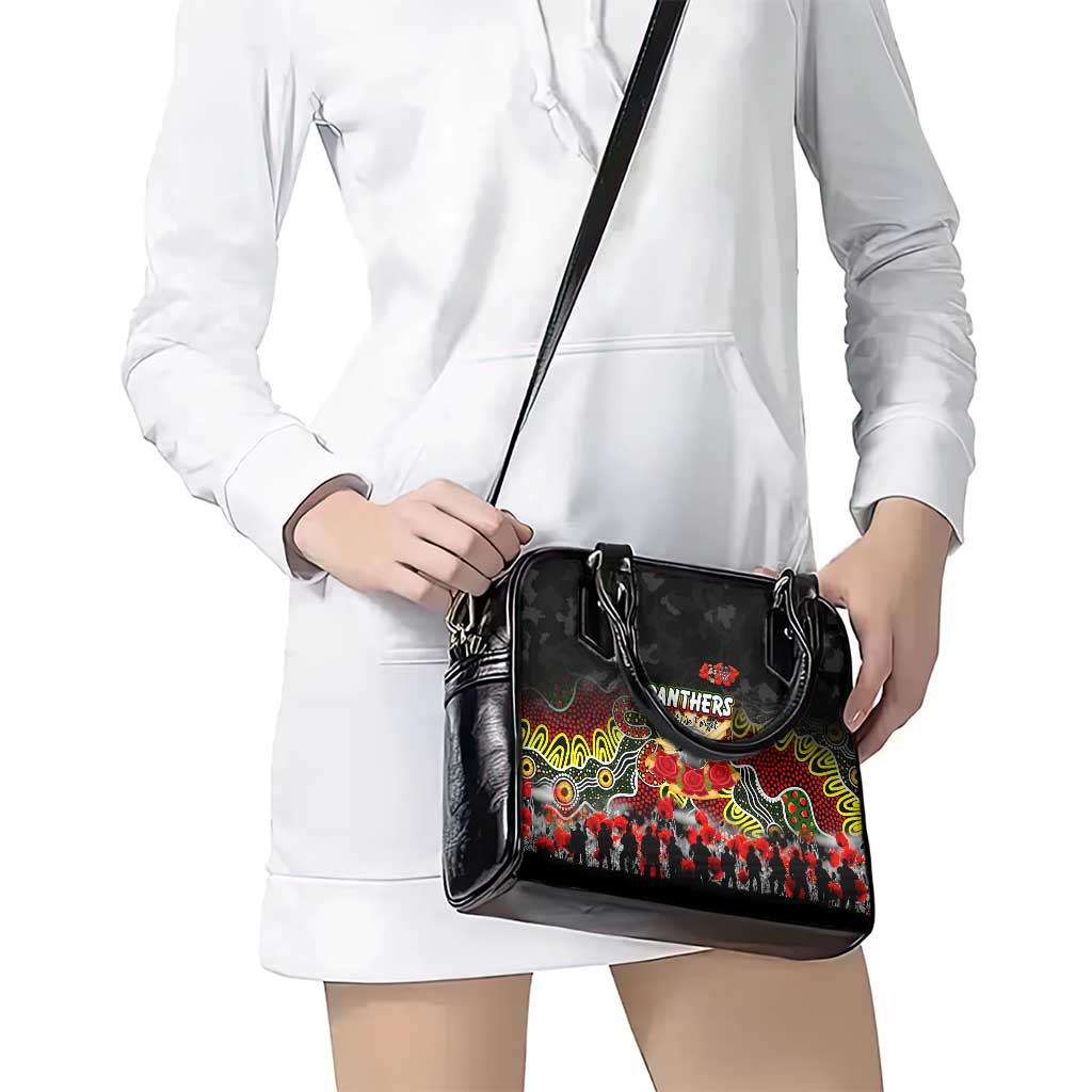 Panthers ANZAC Day Shoulder Handbag Australian Army - Lest We Forget