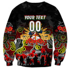 Personalized Panthers ANZAC Day Sweatshirt Australian Army - Lest We Forget