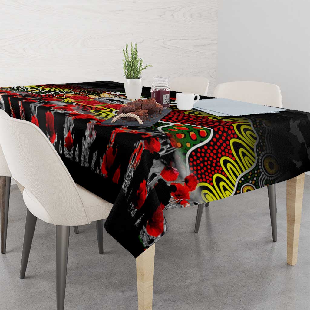 Panthers ANZAC Day Tablecloth Australian Army - Lest We Forget