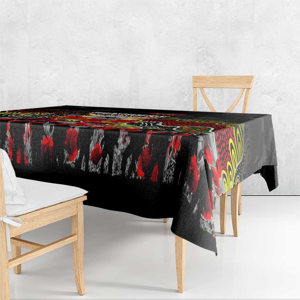 Panthers ANZAC Day Tablecloth Australian Army - Lest We Forget