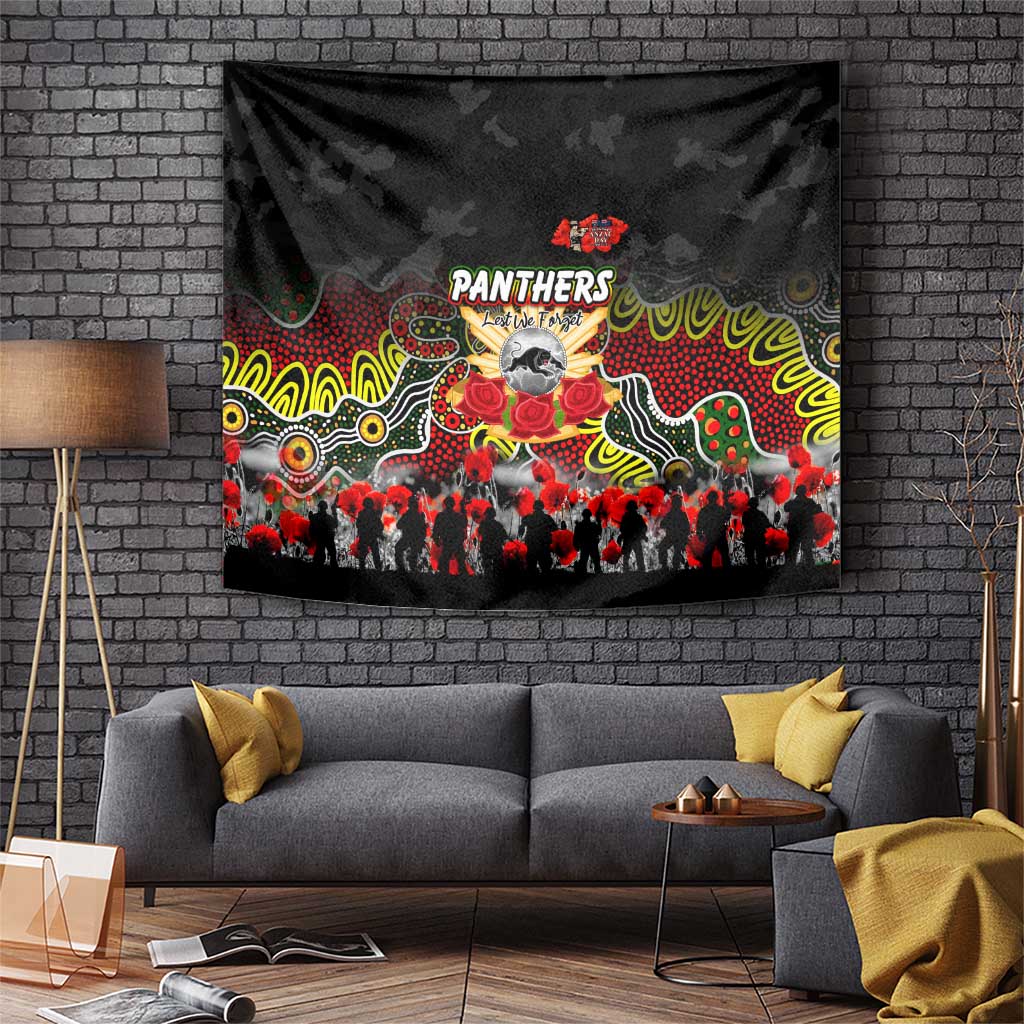 Panthers ANZAC Day Tapestry Australian Army - Lest We Forget