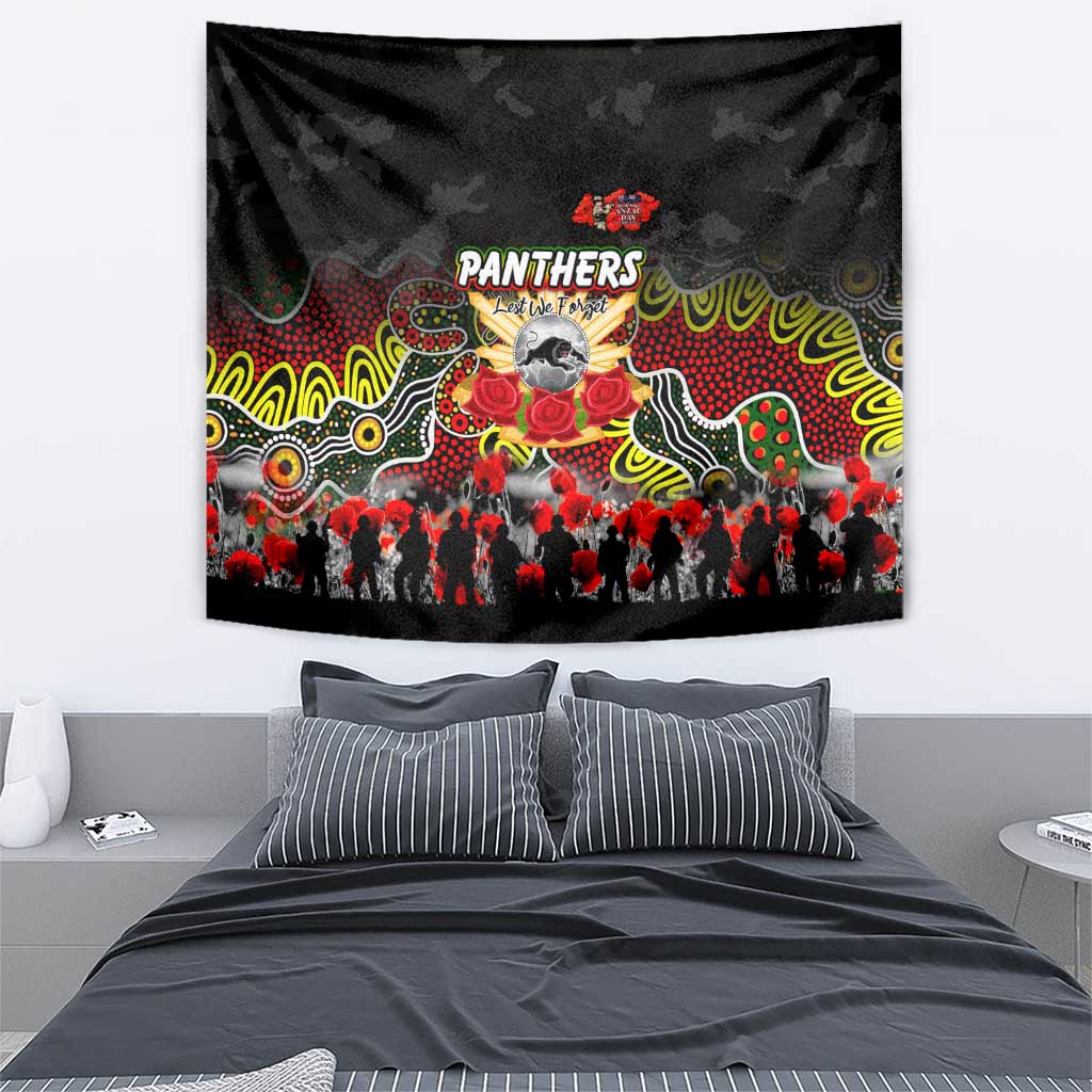 Panthers ANZAC Day Tapestry Australian Army - Lest We Forget