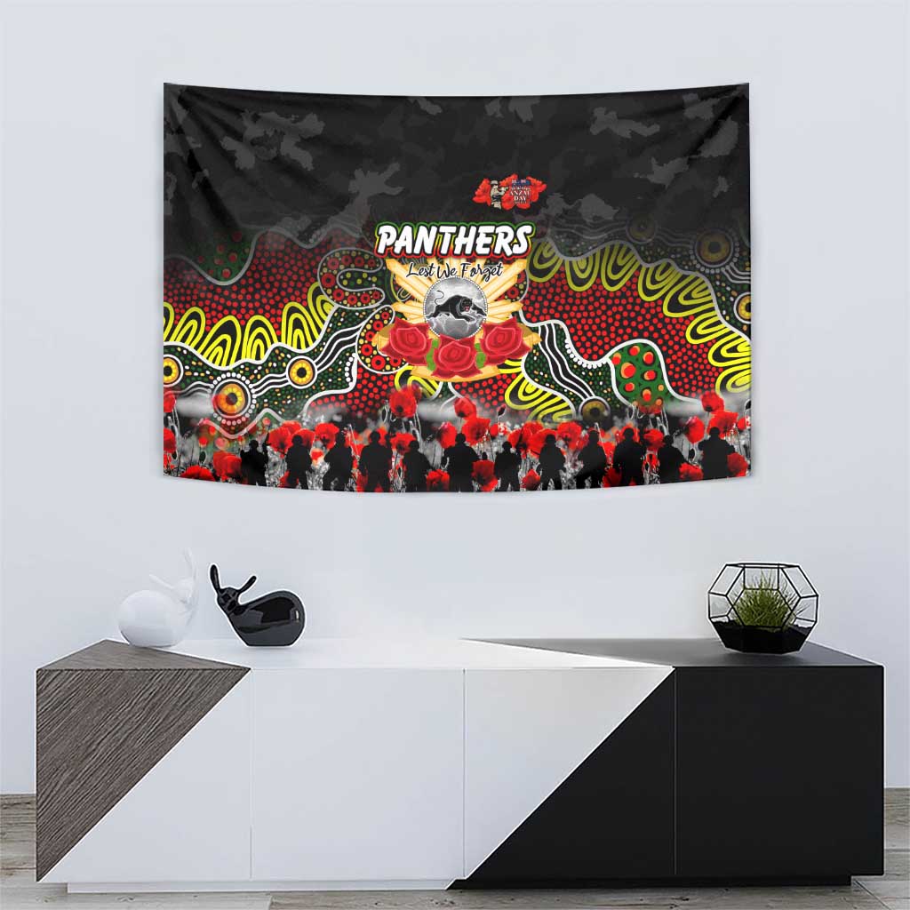 Panthers ANZAC Day Tapestry Australian Army - Lest We Forget