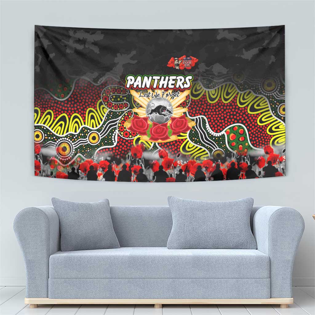 Panthers ANZAC Day Tapestry Australian Army - Lest We Forget