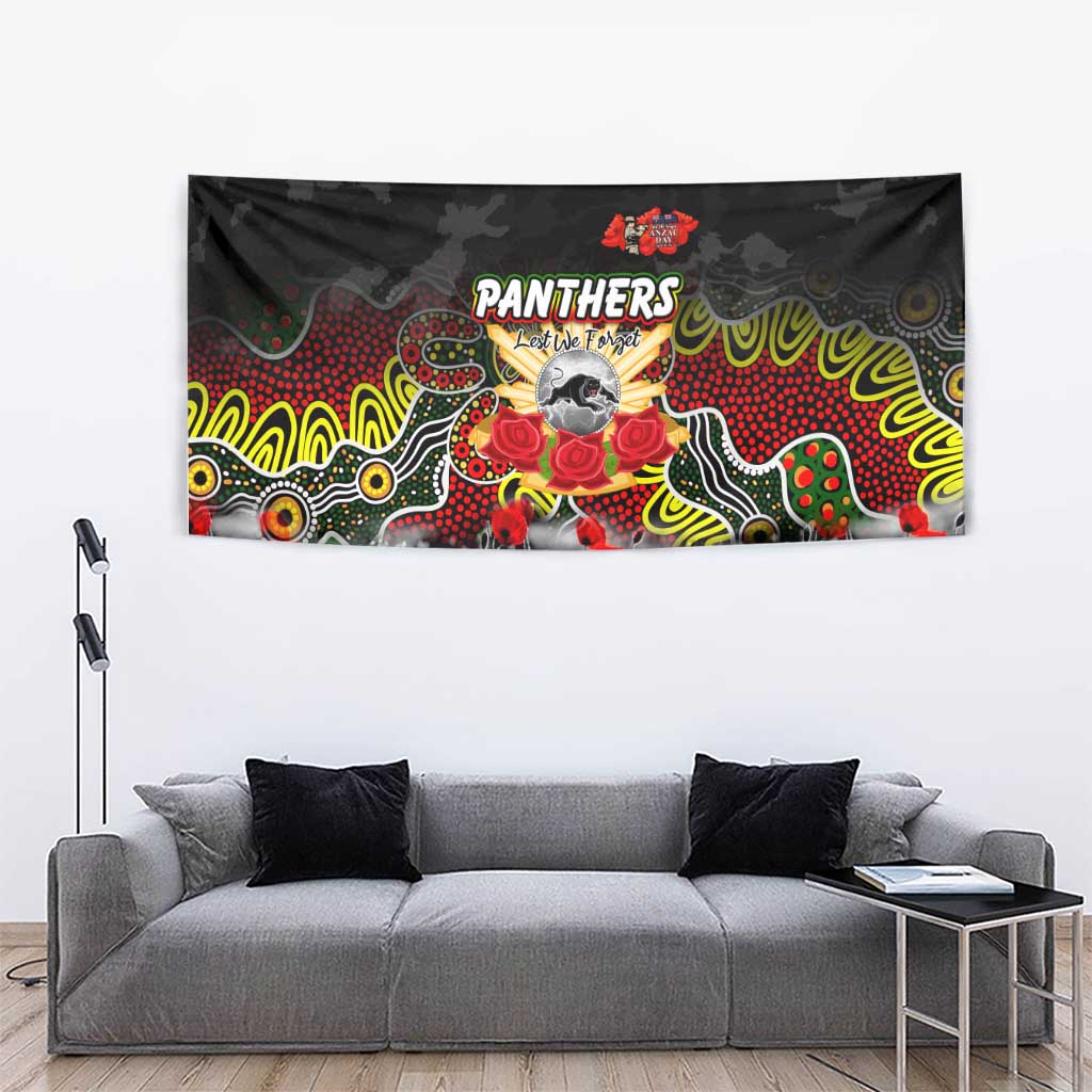 Panthers ANZAC Day Tapestry Australian Army - Lest We Forget