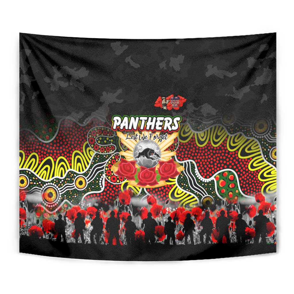 Panthers ANZAC Day Tapestry Australian Army - Lest We Forget
